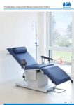 Transfusions chairs and blood collection chairs  in the AGA catalogue