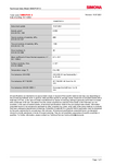 Simopor S Technical Data Sheet