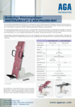 AGA-PHLEBO-LIFT und AGA-PHLEBO-MAT Phlebologieliegen (3-teilig)