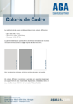 Couleurs de cadre AGA