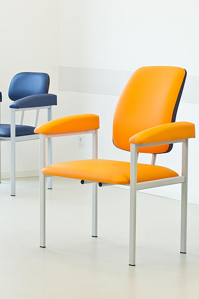 Blood collection chairs - Frame colour light grey