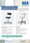 Chaises médicales pivotantes DSFA-